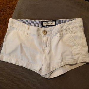 White Abercrombie Kids Jean Shorts